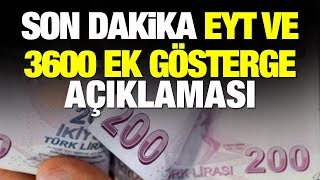 Son dakika emeklilikte yaşa takılanları EYT ve 3600 ek gösterge açıklaması