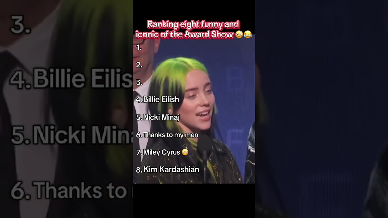 Ranking Iconic Award show moments  #celebrity #ranking #comedy