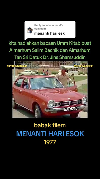 Salim Bachik dan Jins Shamsuddin - Menanti Hari Esok (1977)