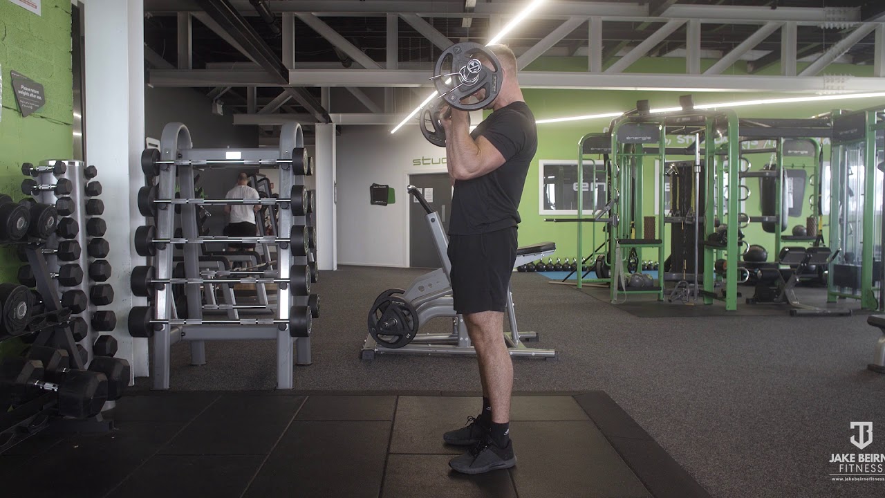 Standing EZ Bar Curls - YouTube