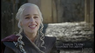 Emilia Clarke and Kit Harington discuss Jon and Dany's first meeting