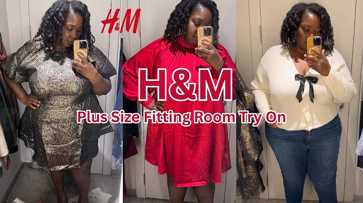 H&M Plus Size Fitting Room Try On | Cute Fall & Holiday Fashion