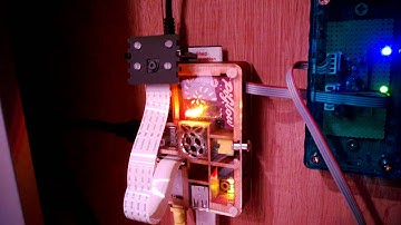 Raspberry Pi with PiGlow from Pimoroni