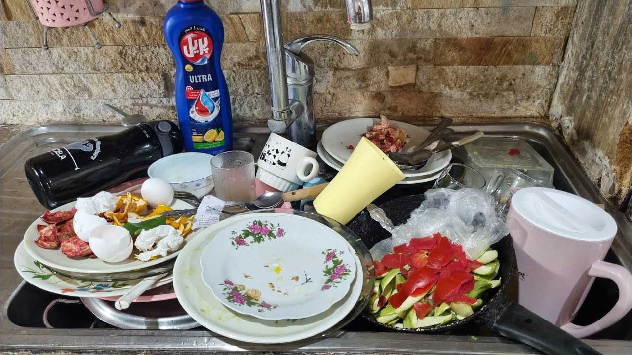 ASMR Dishwashing Satisfying | The Chaos No One Wants to Tackle