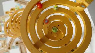 Satisfying ASMR boppi Bamboo Marble Run Race