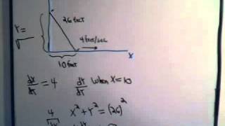 Related Rates Problems Example 4
