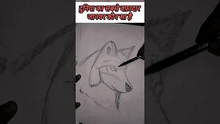 Sketching a Cute Doggo! 🐕 Rate this art out of 10? 👇 #shorts #doggie #dogpainting #dog #art