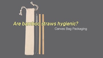 Are disposable eco friendly bamboo straws hygienic?