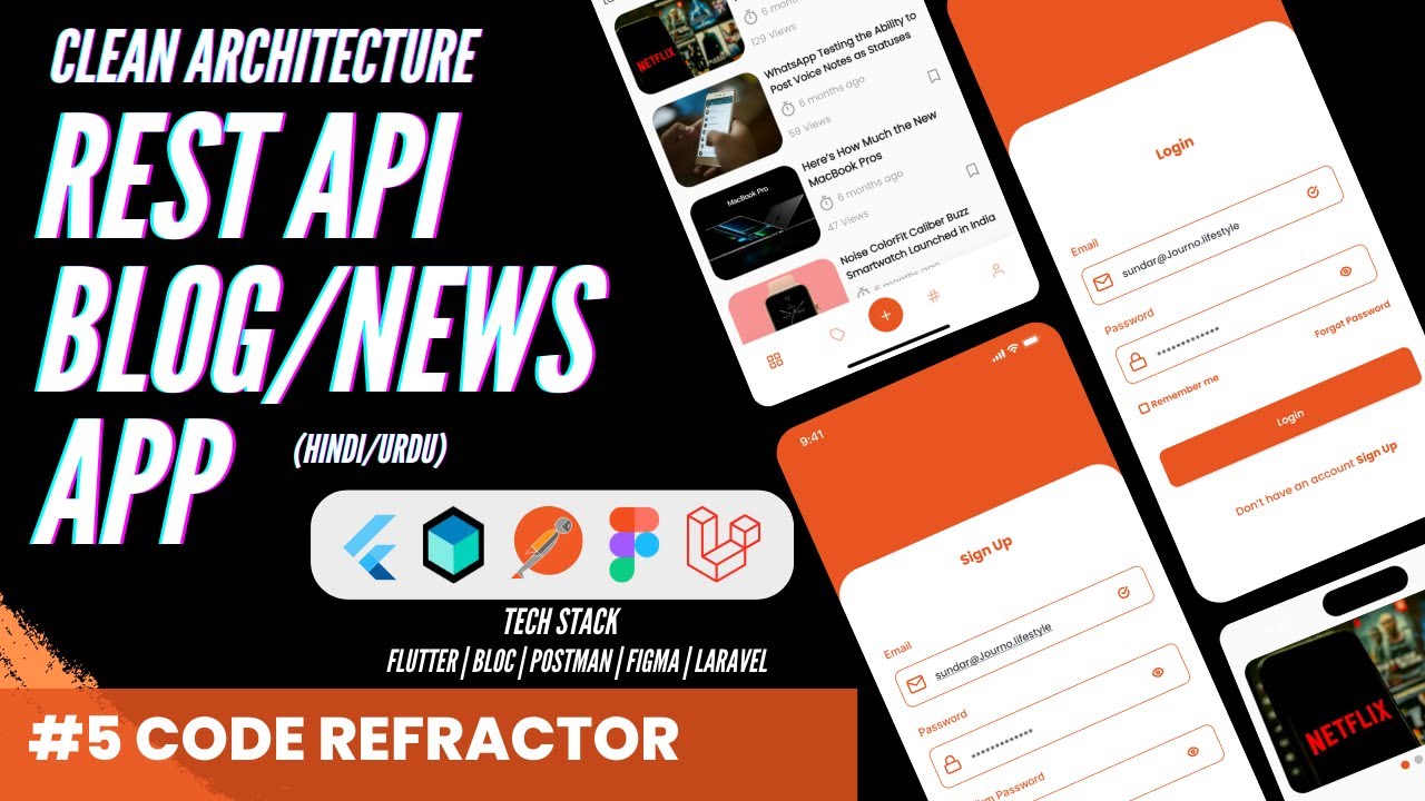 Part 5 - Code Refactor - REST API Clean Arch. Blog App in Hindi ...