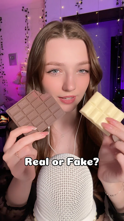 Real or fake? #asmr #asmrsounds #asmrrelax #asmrtingles #asmrwhispers #asmrsleep #relax #tingles