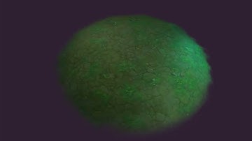 Stylized Grass Terrain 3D Model