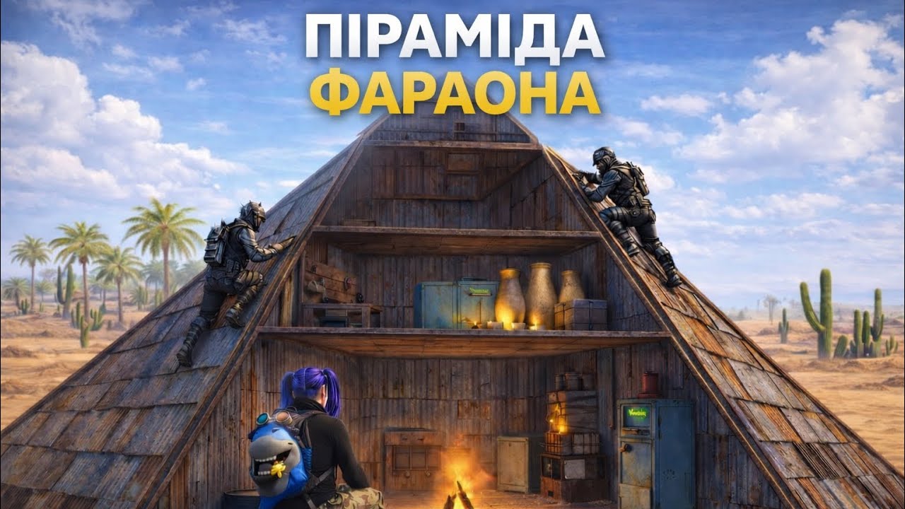 ВИЖИВАННЯ в ПІРАМІДІ! МІЛЬЙОН РЕСУРСІВ у пустельному БУДИНКУ у грі Lios/Ліос