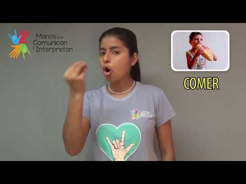 "VERBOS" LENGUA DE SEÑAS PERUANA 1ER PARTE
