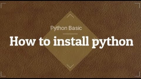 How to Download and Install Python 3.6 on Windows 10 in hindi