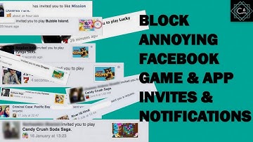 BLOCK ANNOYING FACEBOOK GAME INVITES & REQUESTS!!!!  2017