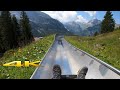 Mountain Coaster Oeschinensee Kandersteg Switzerland 4K 🇨🇭