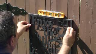 How to build a Garden Door
