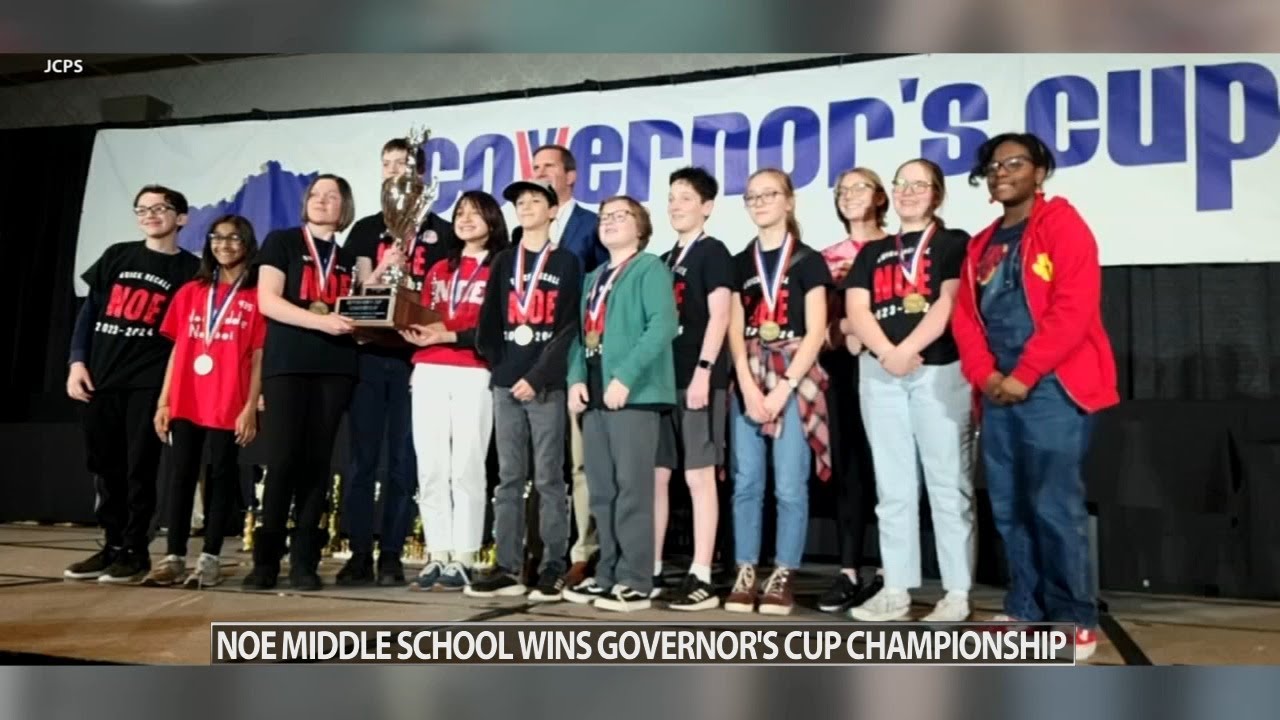 Noe Middle School wins 2024 Governor's Cup for middle schools YouTube