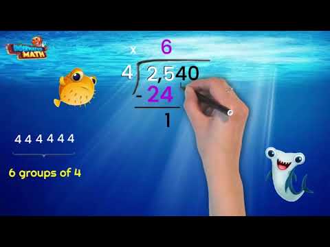 Dividing Using the Standard Algorithm - 4th Grade