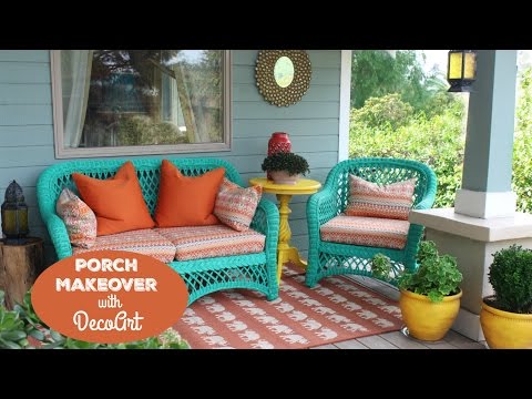HOW TO: Porch Furniture Makeover