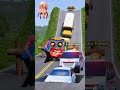 Massive Truck & Car | Beamng Crash - A Visual Feast #shorts #beamng #vfx #beamngdrive