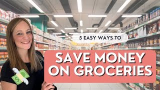 MORE food for LESS money 💸 5 EASY ways to save money on groceries in the UK 🇬🇧