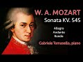 Mozart Sonata K. 545 モーツァルト  ピアノソナタ ハ長調K.545 - Gabriele Tomasello, piano.