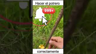 como hacer un potrero