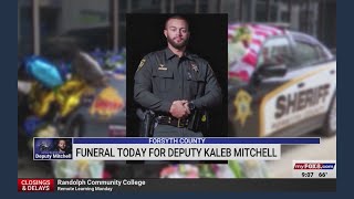 Funeral held for Deputy Kaleb Mitchell on Monday