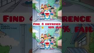 FIND DIFFERENCE 👀 #doraemon #cartoon #shortsfeed #anime