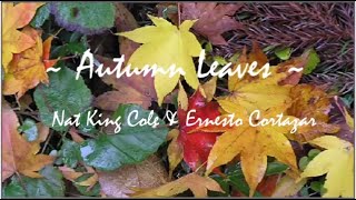 Autumn Leaves ~ Nat King Cole & Ernesto Cortazar  🍃🍁🍃¨)