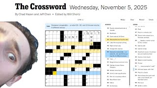 I m Out of My League NYT Crossword - Wednesday November 05