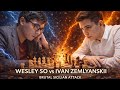 Wesley So vs Ivan Zemlyanskii ❗ Brutal Sicilian Attack ❗ World Rapid Championship 2024‼️
