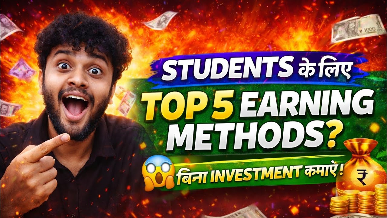 5 Simple Ways to Make Money Online as a Student (2026) | No Investment ...