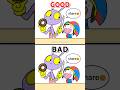 The Good Ending VS The Bad Ending2😅JAX x Baby POMNI Funny Share Animation #friendship #shorts #share