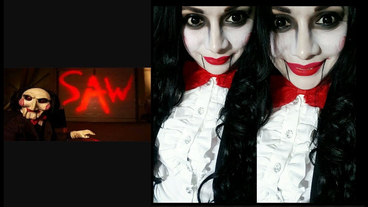 Maquillaje HALLOWEEN inspirado en pelicula de SAW VERSION ...