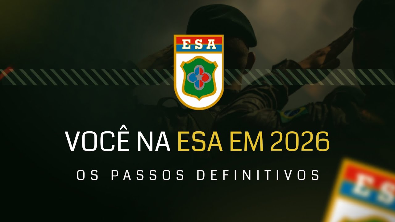 AULA 4 Voc Na ESA Em 2026 Os Passos Definitivos YouTube 