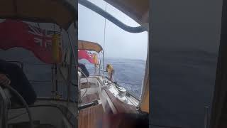 Rustler 42  - We are nearly in Bermuda! Force 7 forecast!!! She sails amazingly. #shorts