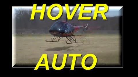 Hovering Autorotation Helicopter