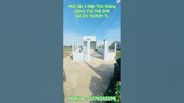 Quá Rẻ Rồi 240m2 Full Thổ Có Nhà Cấp 4 Mà Giá Chỉ Hơn 1ty Tí Xíu Không Dự Án Quy Hoạch
