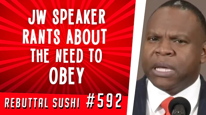 Jehovah's Witness speaker rants about the need to obey