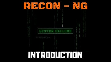 RECON-NG - What is Recon-ng how to install it