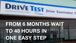 DRIVETEST.CA - from a 6-month wait to 48 hours - How to reschedule your drive test in Ontario. screenshot 3