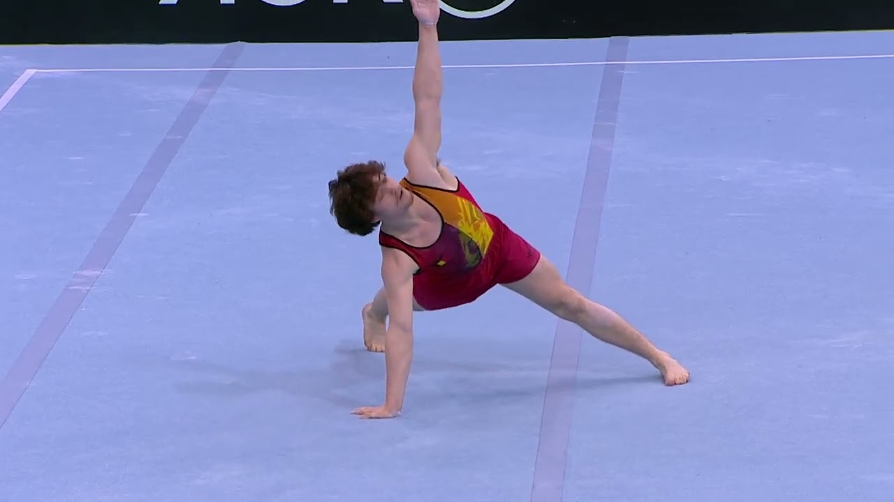 Victor Tournicourt Belgien Boden - Gerätfinale EnBW DTB Pokal 2024 Stuttgart