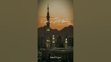 ذَٰلِكَ عَالِمُ الْغَيْبِ وَالشَّهَادَةِ الْعَزِيزُ الرَّحِيمُ | سورة السجدة | محمد صديق المنشاوي