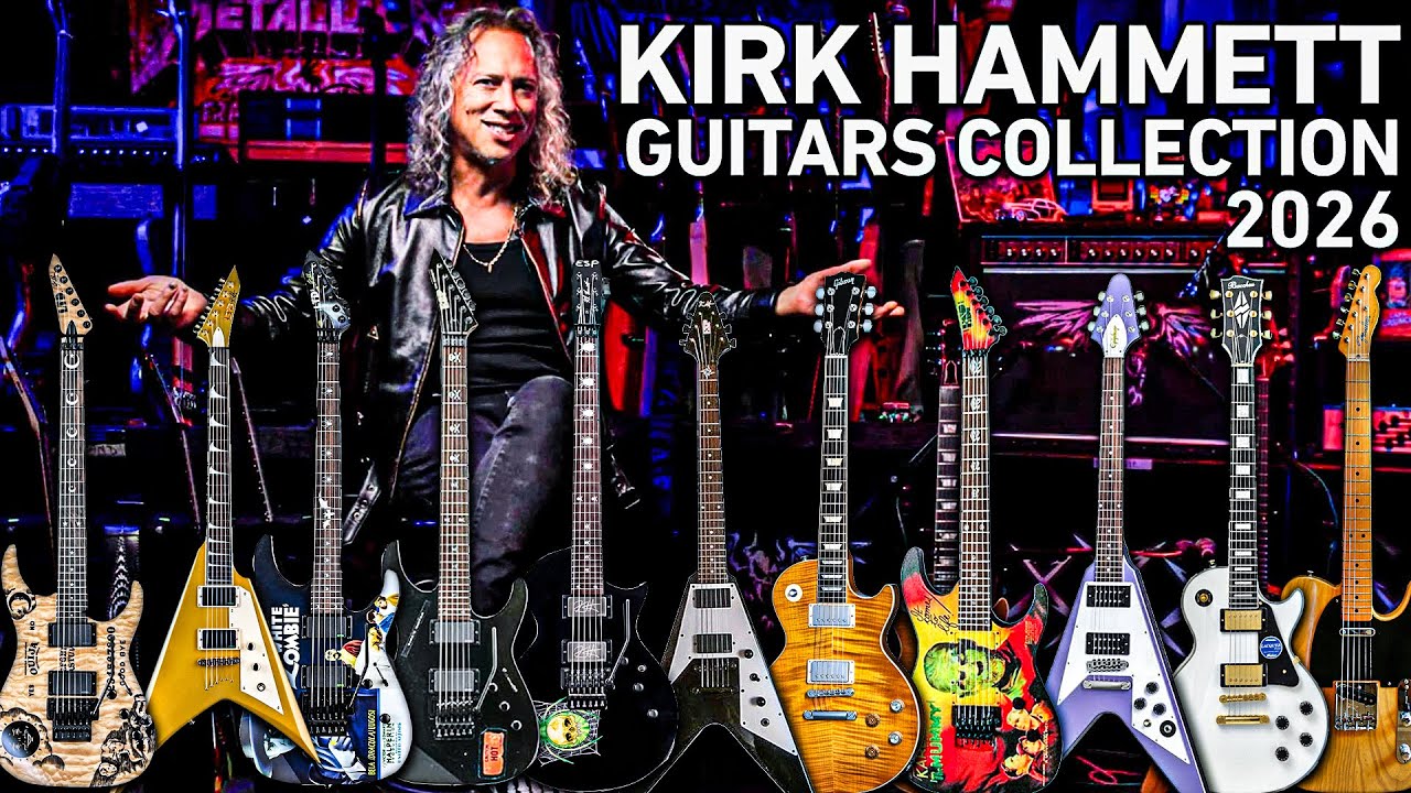 Kirk Hammet's Guitar Collection 2026