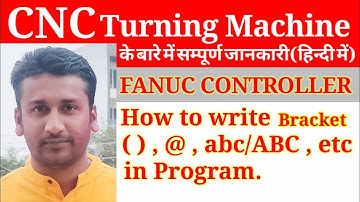 Cnc ! How to write small bracket ( ) , @ ,abc/ABC in program !