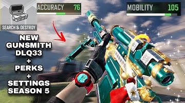 BEST FAST💯🏃🏽‍♂️ADS + LOW HITMARKER DLQ33 Gunsmith Setup! BEST DLQ33 Loadout? DLQ33 CODM Attachments