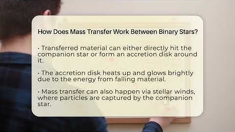 How Does Mass Transfer Work Between Binary Stars? - Physics Frontier