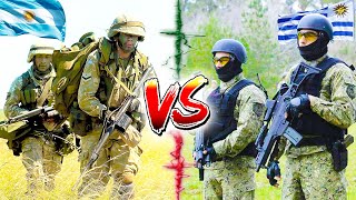 АРГЕНТИНА vs УРУГВАЙ ⭐ Кто сильнее ? СРАВНЕНИЕ АРМИЙ ⭐ ejercito Argentino VS fuerza aerea Uruguaya